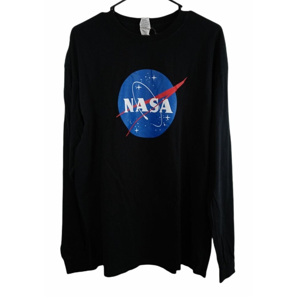NASA Long Sleeve Crewneck T-Shirt. Size: XL